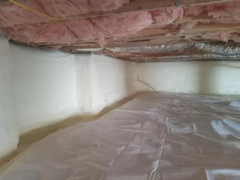 Crawl space encapsulation with closed-cell spray foam for Spray Foam Roofing Repair in Excelsior Springs